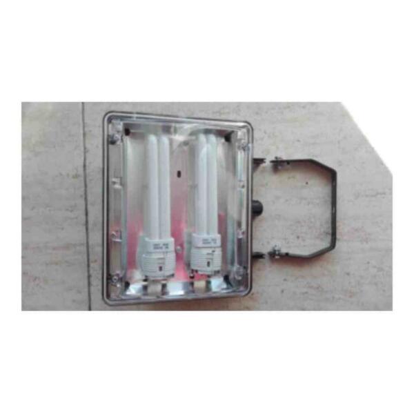 Foco Simple Luz Fría ABS 230v 2x26w