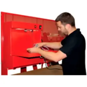 Cabina Limpiadora de Pared 14 Litros Metalworks CAT140 5 cabina limpiadora pared 14 L metalworks ucl010