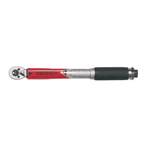 Llave Dinamometrica con Carraca 1/4" 5-25nm. Tengtools 1492AG-E