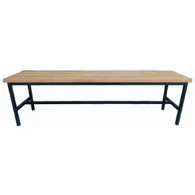 Banco Para Vestuario 1500 mm. 6 Listones 1 banco vestuario madera metalworks