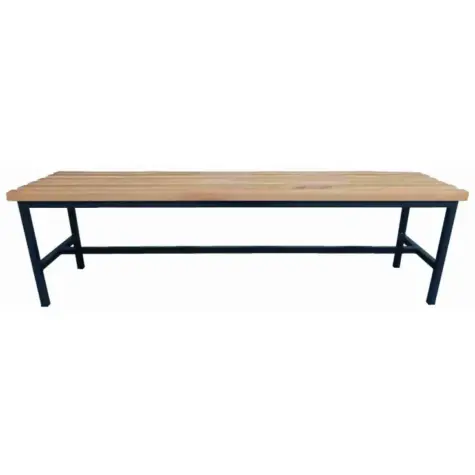 banco vestuario madera metalworks