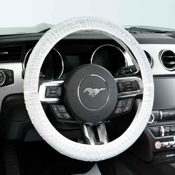 fundas cubre volantes coche desechables plastico caja 250 uds