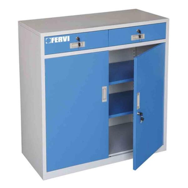 armario-bajo-metalico-doble-con-puertas-y-cerraduras-llave-fervi-a300