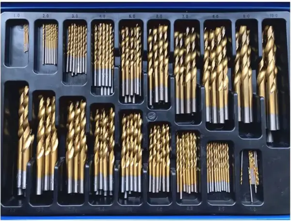 juego brocas de titanio maleta