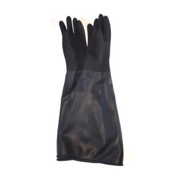 Guantes de látex extralargos para cabina chorreadora de arena