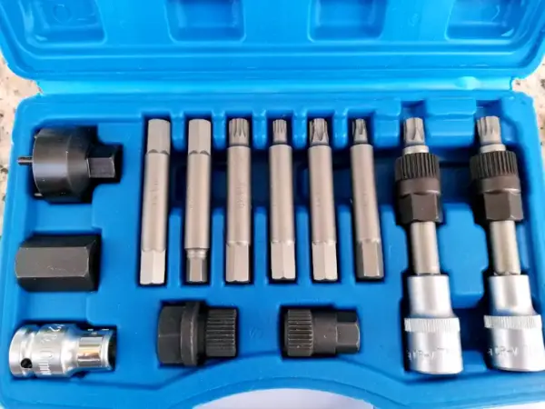 juego extractores poleas alternador coche estuche sio