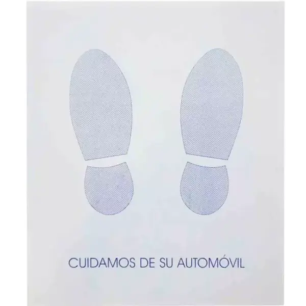 alfombrillas de papel desechables para coche cortadas caja 500 ud