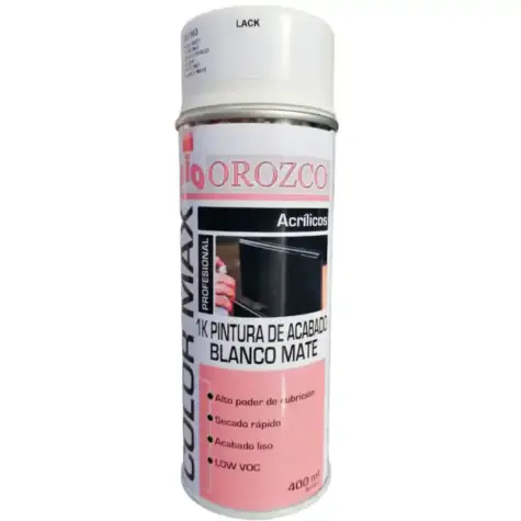 pintura blanco mate spray sio