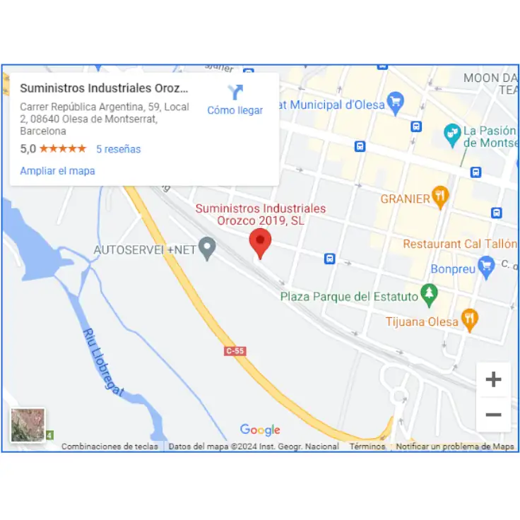Donde Estamos 1 sio suministros orozco googel maps