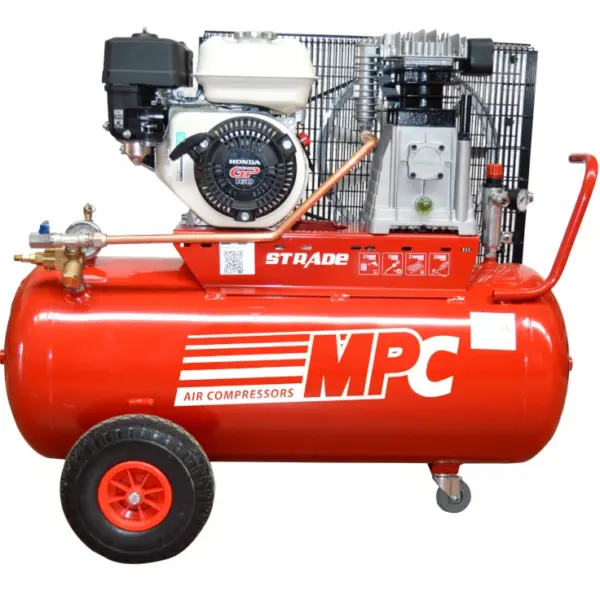 compresor a gasolina motor honda 5cv 100 litros mpc strade 50-100-10