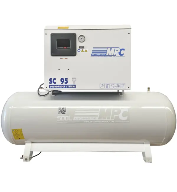 compresor de aire insonorizado 7,5cv 500 litros mpc silent 7,5