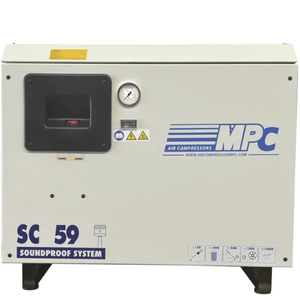 compresor de aire silencioso insonorizado mpc silent 5,5