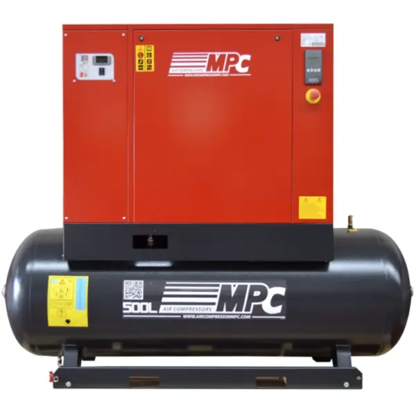 compresor de tornillo con secador 10cv 500 litros mpoc erd 10-500